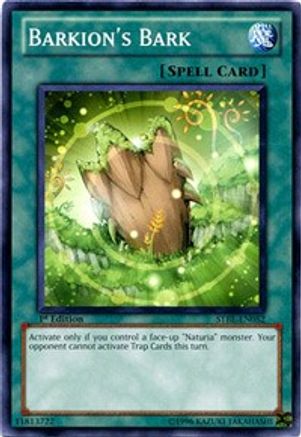 Barkion's Bark (STBL-EN052) - Starstrike Blast 1st Edition - Premium Yugioh Single from Konami - Just $0.26! Shop now at Game Crave Tournament Store