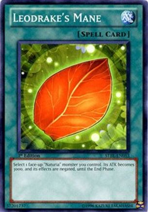 Leodrake's Mane (STBL-EN053) - Starstrike Blast Unlimited - Premium Yugioh Single from Konami - Just $0.09! Shop now at Game Crave Tournament Store