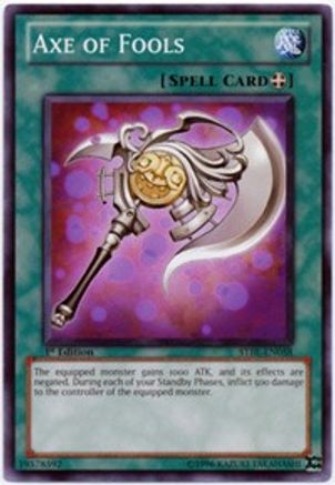 Axe of Fools (STBL-EN058) - Starstrike Blast 1st Edition - Premium Yugioh Single from Konami - Just $0.61! Shop now at Game Crave Tournament Store