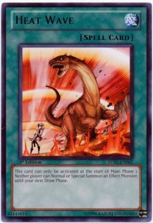 Heat Wave (STBL-EN061) - Starstrike Blast 1st Edition - Premium Yugioh Single from Konami - Just $1.79! Shop now at Game Crave Tournament Store