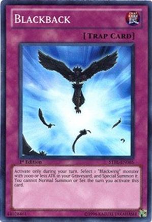 Blackback (STBL-EN065) - Starstrike Blast 1st Edition - Premium Yugioh Single from Konami - Just $0.77! Shop now at Game Crave Tournament Store