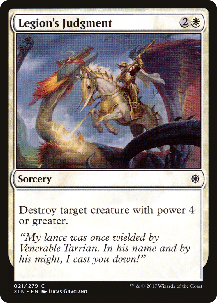 Legion's Judgment (XLN-021) - Ixalan - Premium MTG Single from Wizards of the Coast - Just $0.08! Shop now at Game Crave Tournament Store