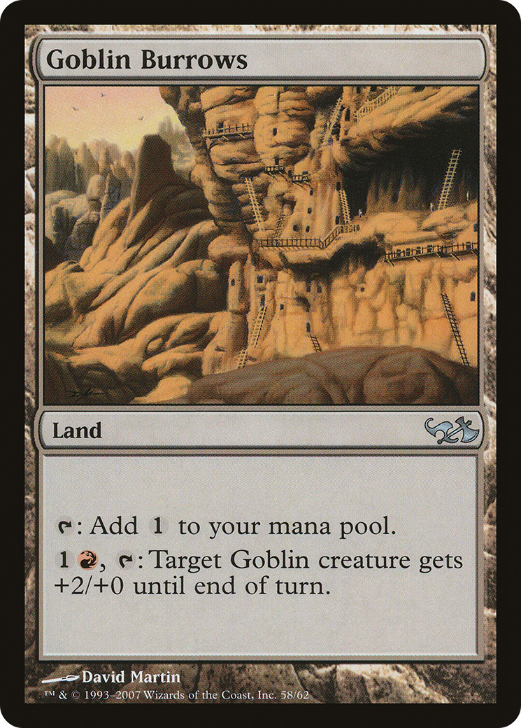 Goblin Burrows (DD1-058) - Duel Decks: Elves vs. Goblins - Premium MTG Single from Wizards of the Coast - Just $0.08! Shop now at Game Crave Tournament Store