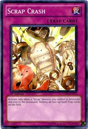 Scrap Crash (STBL-EN073) - Starstrike Blast 1st Edition - Premium Yugioh Single from Konami - Just $0.23! Shop now at Game Crave Tournament Store