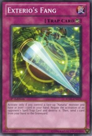 Exterio's Fang (STBL-EN075) - Starstrike Blast 1st Edition - Premium Yugioh Single from Konami - Just $0.31! Shop now at Game Crave Tournament Store