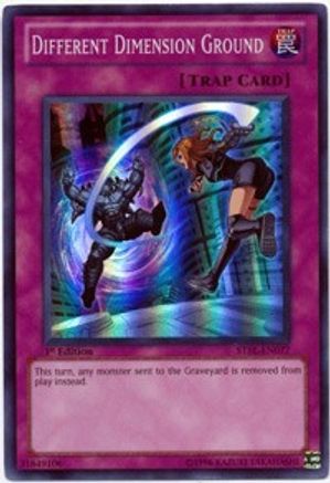 Different Dimension Ground (STBL-EN077) - Starstrike Blast 1st Edition - Premium Yugioh Single from Konami - Just $4.36! Shop now at Game Crave Tournament Store