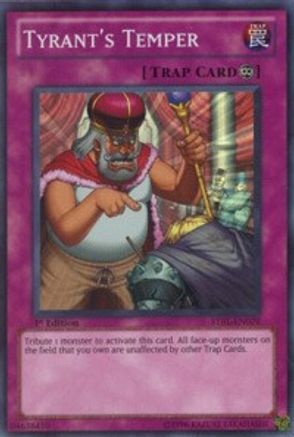 Tyrant's Temper (STBL-EN079) - Starstrike Blast 1st Edition - Premium Yugioh Single from Konami - Just $2.44! Shop now at Game Crave Tournament Store