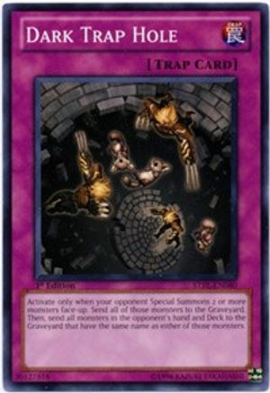 Dark Trap Hole (STBL-EN080) - Starstrike Blast 1st Edition - Premium Yugioh Single from Konami - Just $0.44! Shop now at Game Crave Tournament Store