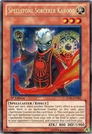 Spellstone Sorcerer Karood (STBL-EN083) - Starstrike Blast 1st Edition - Premium Yugioh Single from Konami - Just $0.91! Shop now at Game Crave Tournament Store