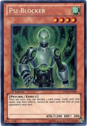 Psi-Blocker (STBL-EN086) - Starstrike Blast 1st Edition - Premium Yugioh Single from Konami - Just $5.98! Shop now at Game Crave Tournament Store