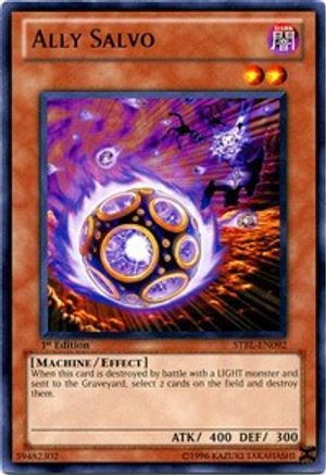 Ally Salvo (STBL-EN092) - Starstrike Blast 1st Edition - Premium Yugioh Single from Konami - Just $0.25! Shop now at Game Crave Tournament Store