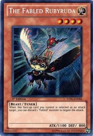 The Fabled Rubyruda (STBL-EN096) - Starstrike Blast 1st Edition - Premium Yugioh Single from Konami - Just $5.24! Shop now at Game Crave Tournament Store