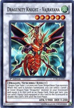Dragunity Knight - Vajrayana (STBL-EN097) - Starstrike Blast 1st Edition - Premium Yugioh Single from Konami - Just $1.08! Shop now at Game Crave Tournament Store