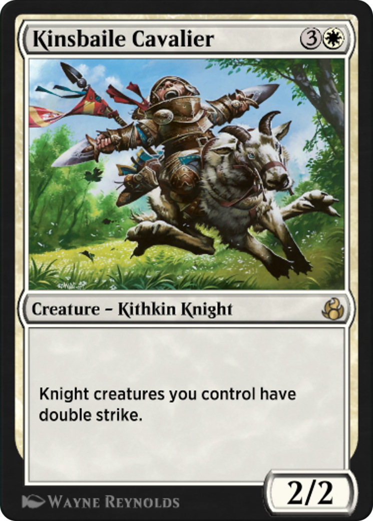 Kinsbaile Cavalier (HA1-003) - Historic Anthology 1 - Premium MTG Single from Wizards of the Coast - Just $0! Shop now at Game Crave Tournament Store