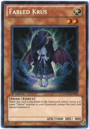 Fabled Krus (HA03-EN002) - Hidden Arsenal 3 Unlimited - Premium Yugioh Single from Konami - Just $1.43! Shop now at Game Crave Tournament Store