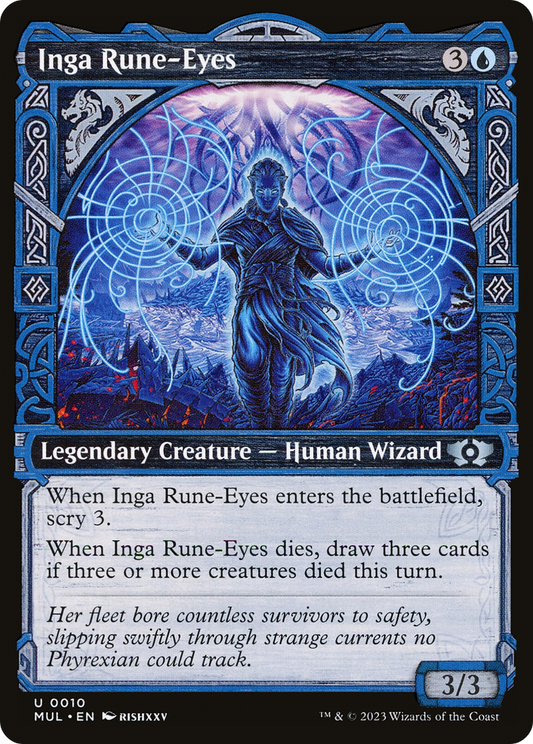 Inga Rune-Eyes (MUL-010) - Multiverse Legends: (Showcase) - Premium MTG Single from Wizards of the Coast - Just $0.08! Shop now at Game Crave Tournament Store