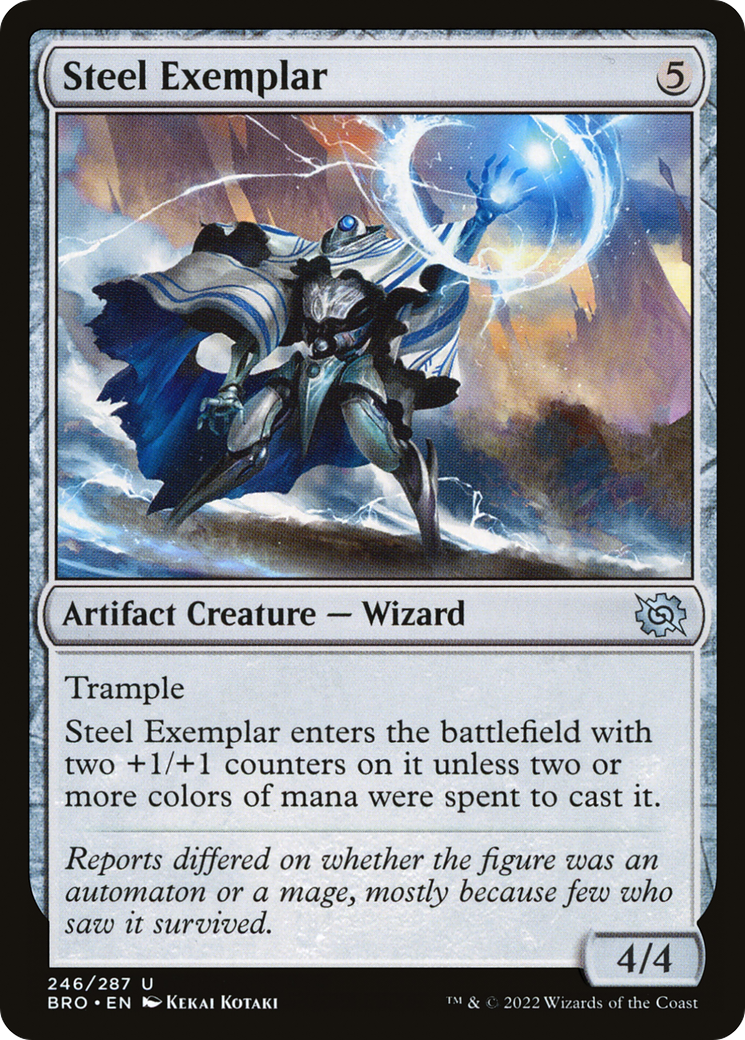 Steel Exemplar (BRO-246) - The Brothers' War - Premium MTG Single from Wizards of the Coast - Just $0.08! Shop now at Game Crave Tournament Store