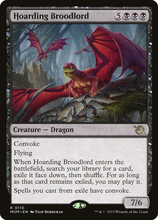 Hoarding Broodlord (MOM-110) - March of the Machine - Premium MTG Single from Wizards of the Coast - Just $0.76! Shop now at Game Crave Tournament Store