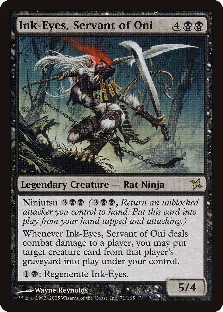 Ink-Eyes, Servant of Oni (BOK-071) - Betrayers of Kamigawa - Premium MTG Single from Wizards of the Coast - Just $2.48! Shop now at Game Crave Tournament Store