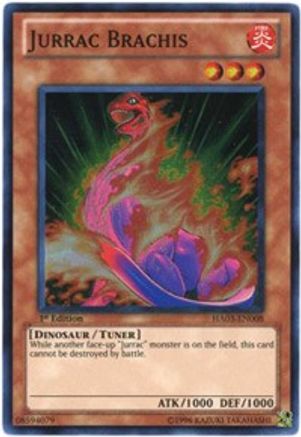 Jurrac Brachis (HA03-EN008) - Hidden Arsenal 3 Unlimited - Premium Yugioh Single from Konami - Just $0.25! Shop now at Game Crave Tournament Store