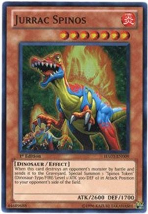 Jurrac Spinos (HA03-EN009) - Hidden Arsenal 3 1st Edition - Premium Yugioh Single from Konami - Just $0.37! Shop now at Game Crave Tournament Store