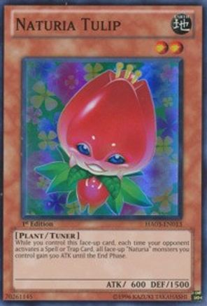 Naturia Tulip (HA03-EN013) - Hidden Arsenal 3 Unlimited - Premium Yugioh Single from Konami - Just $0.25! Shop now at Game Crave Tournament Store