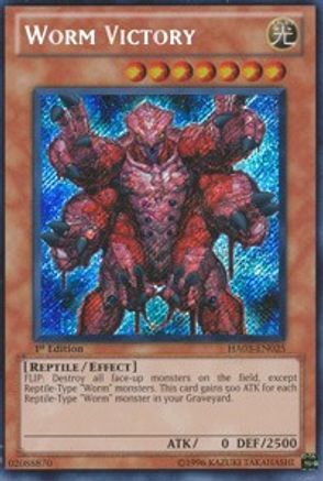 Worm Victory (HA03-EN025) - Hidden Arsenal 3 Unlimited - Premium Yugioh Single from Konami - Just $0.32! Shop now at Game Crave Tournament Store