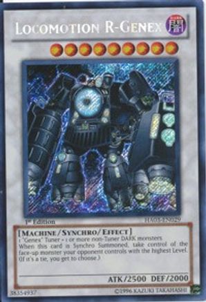 Locomotion R-Genex (HA03-EN029) - Hidden Arsenal 3 1st Edition - Premium Yugioh Single from Konami - Just $1.06! Shop now at Game Crave Tournament Store