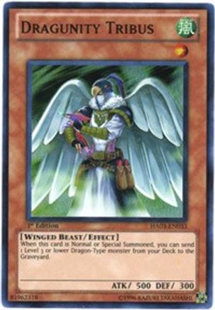 Dragunity Tribus (HA03-EN033) - Hidden Arsenal 3 1st Edition - Premium Yugioh Single from Konami - Just $0.25! Shop now at Game Crave Tournament Store