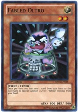 Fabled Oltro (HA03-EN038) - Hidden Arsenal 3 1st Edition - Premium Yugioh Single from Konami - Just $0.08! Shop now at Game Crave Tournament Store