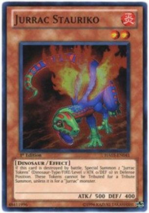 Jurrac Stauriko (HA03-EN041) - Hidden Arsenal 3 Unlimited - Premium Yugioh Single from Konami - Just $0.26! Shop now at Game Crave Tournament Store