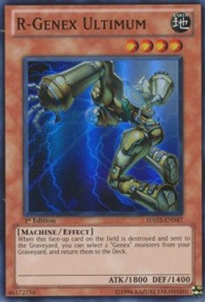 R-Genex Ultimum (HA03-EN047) - Hidden Arsenal 3 1st Edition - Premium Yugioh Single from Konami - Just $0.25! Shop now at Game Crave Tournament Store