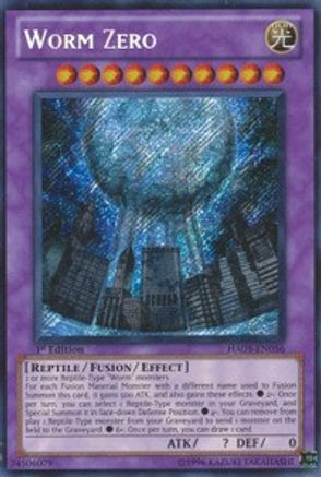 Worm Zero (HA03-EN056) - Hidden Arsenal 3 1st Edition - Premium Yugioh Single from Konami - Just $0.64! Shop now at Game Crave Tournament Store