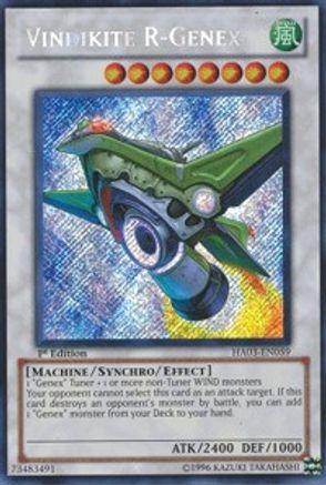 Vindikite R-Genex (HA03-EN059) - Hidden Arsenal 3 Unlimited - Premium Yugioh Single from Konami - Just $0.08! Shop now at Game Crave Tournament Store