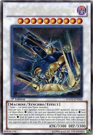 Ally of Justice Decisive Armor (HA03-EN060) - Hidden Arsenal 3 Unlimited - Premium Yugioh Single from Konami - Just $2.58! Shop now at Game Crave Tournament Store