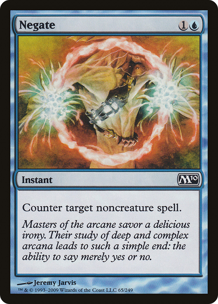 Negate (M10-065) - Magic 2010 - Premium MTG Single from Wizards of the Coast - Just $0.08! Shop now at Game Crave Tournament Store
