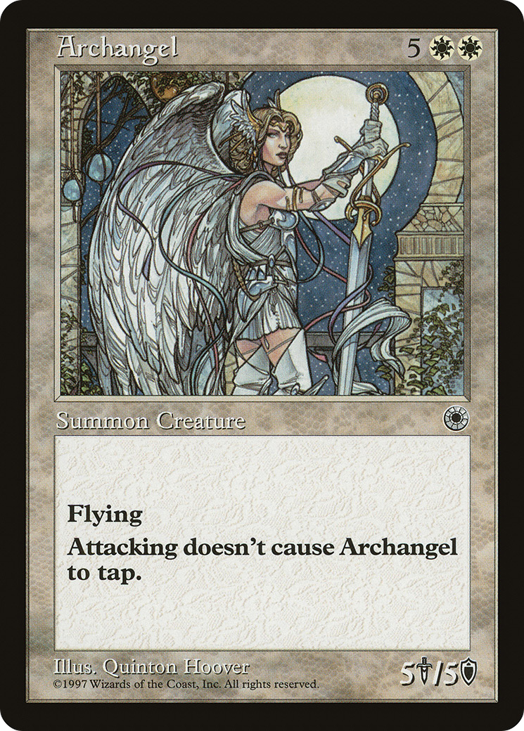 Archangel (POR-003) - Portal - Premium MTG Single from Wizards of the Coast - Just $2.41! Shop now at Game Crave Tournament Store