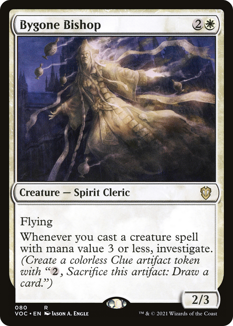 Bygone Bishop (VOC-080) - Crimson Vow Commander - Premium MTG Single from Wizards of the Coast - Just $0.25! Shop now at Game Crave Tournament Store