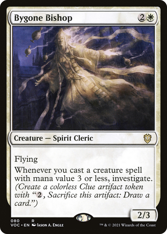 Bygone Bishop (VOC-080) - Crimson Vow Commander - Premium MTG Single from Wizards of the Coast - Just $0.25! Shop now at Game Crave Tournament Store
