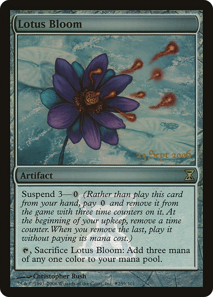 Lotus Bloom (PTSP-259★) - Time Spiral Promos Foil - Premium MTG Single from Wizards of the Coast - Just $8.48! Shop now at Game Crave Tournament Store
