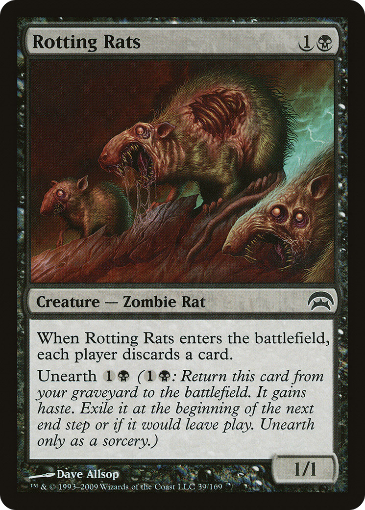 Rotting Rats (HOP-039) - Planechase - Premium MTG Single from Wizards of the Coast - Just $1.18! Shop now at Game Crave Tournament Store