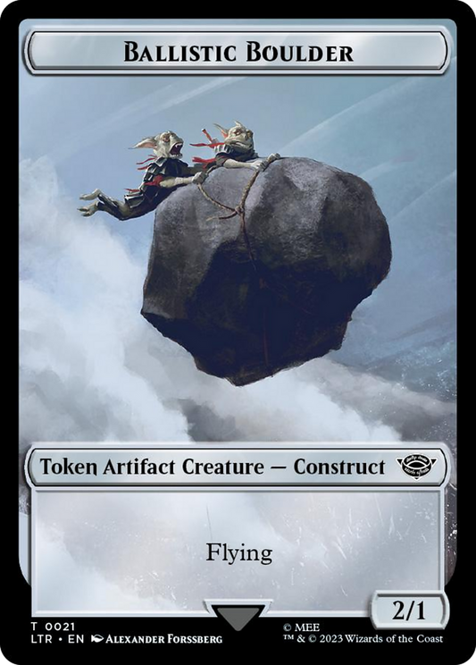 Ballistic Boulder (TLTR-021) - Tales of Middle-earth Tokens Foil - Premium MTG Single from Wizards of the Coast - Just $0! Shop now at Game Crave Tournament Store