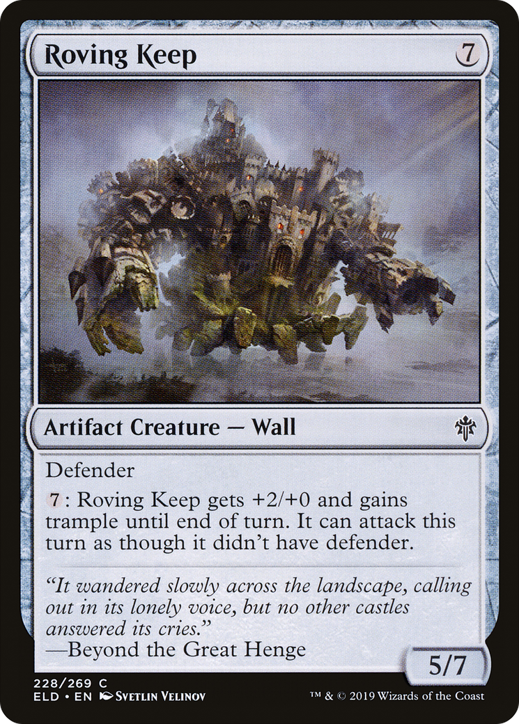 Roving Keep (ELD-228) - Throne of Eldraine Foil - Premium MTG Single from Wizards of the Coast - Just $0.08! Shop now at Game Crave Tournament Store