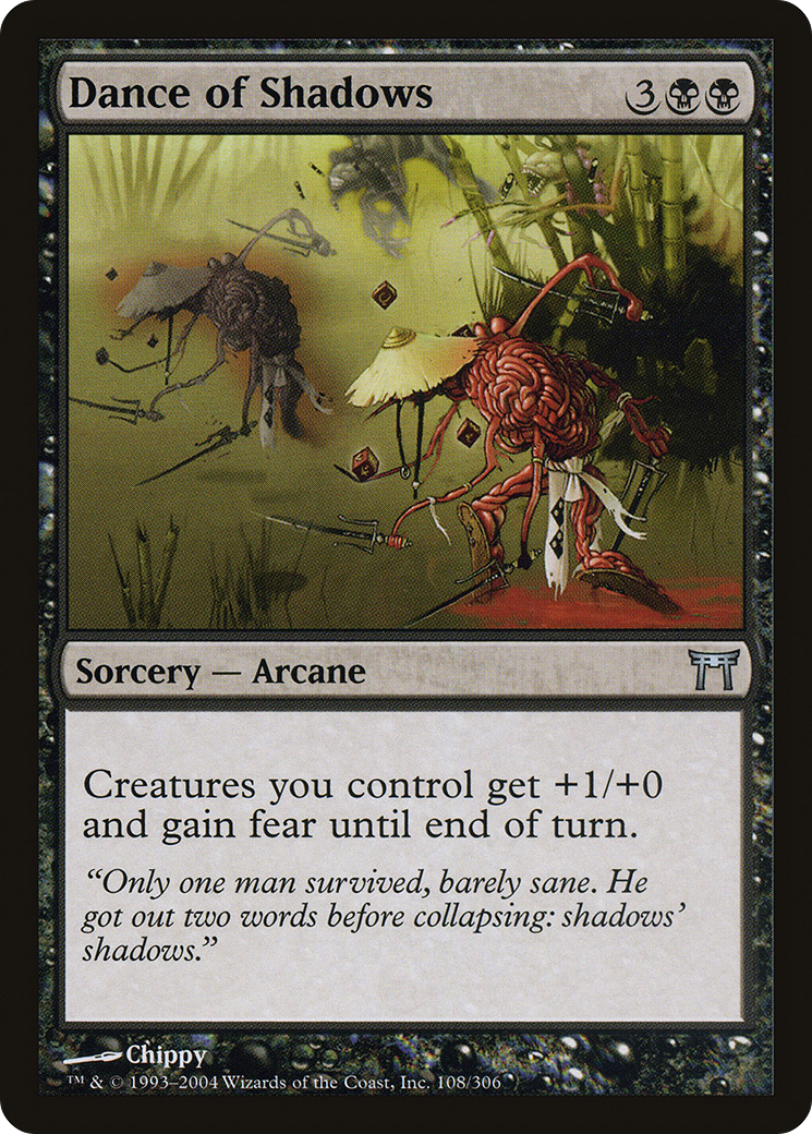Dance of Shadows (CHK-108) - Champions of Kamigawa - Premium MTG Single from Wizards of the Coast - Just $0.08! Shop now at Game Crave Tournament Store