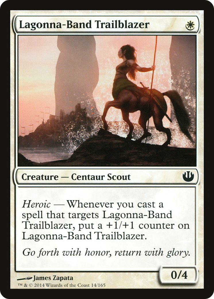 Lagonna-Band Trailblazer (JOU-014) - Journey into Nyx Foil - Premium MTG Single from Wizards of the Coast - Just $0.19! Shop now at Game Crave Tournament Store