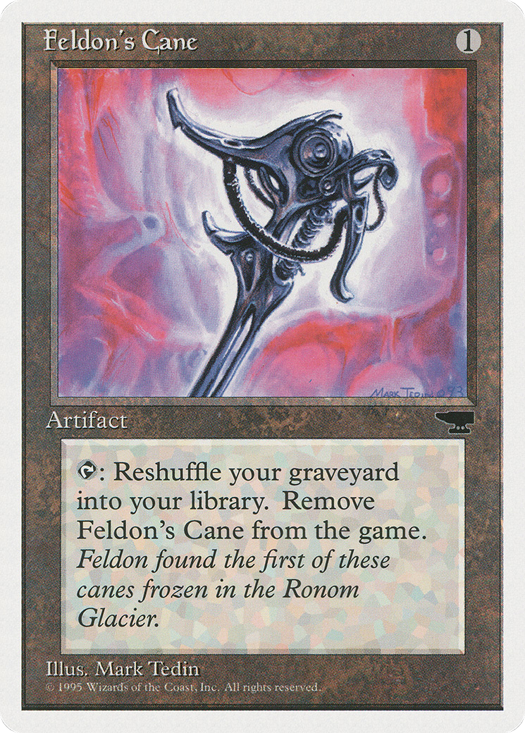 Feldon's Cane (CHR-097) - Chronicles - Premium MTG Single from Wizards of the Coast - Just $0.09! Shop now at Game Crave Tournament Store