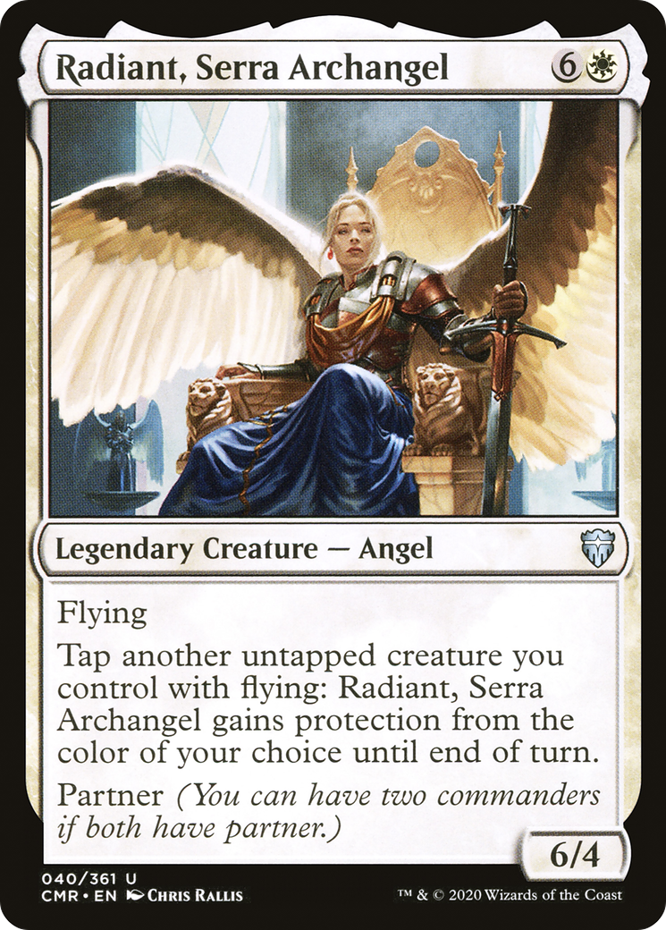 Radiant, Serra Archangel (CMR-040) - Commander Legends Foil - Premium MTG Single from Wizards of the Coast - Just $0.08! Shop now at Game Crave Tournament Store