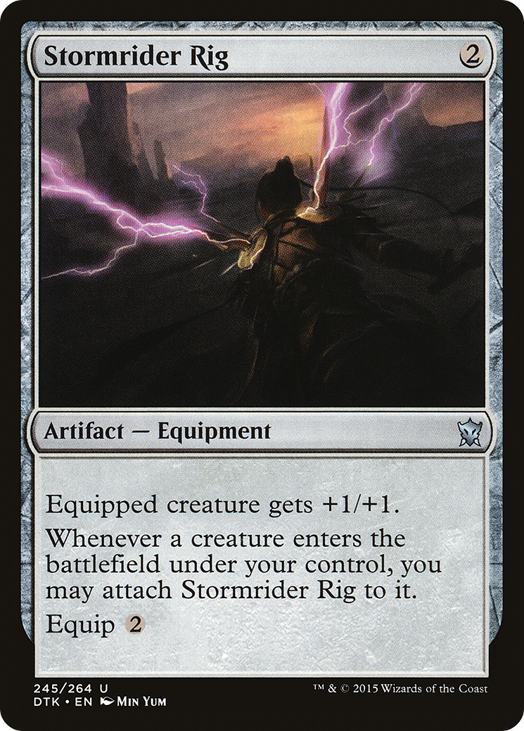 Stormrider Rig (DTK-245) - Dragons of Tarkir Foil - Premium MTG Single from Wizards of the Coast - Just $0.08! Shop now at Game Crave Tournament Store