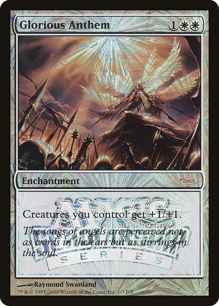 Glorious Anthem (PSUS-016) - Junior Super Series Foil - Premium MTG Single from Wizards of the Coast - Just $4.25! Shop now at Game Crave Tournament Store
