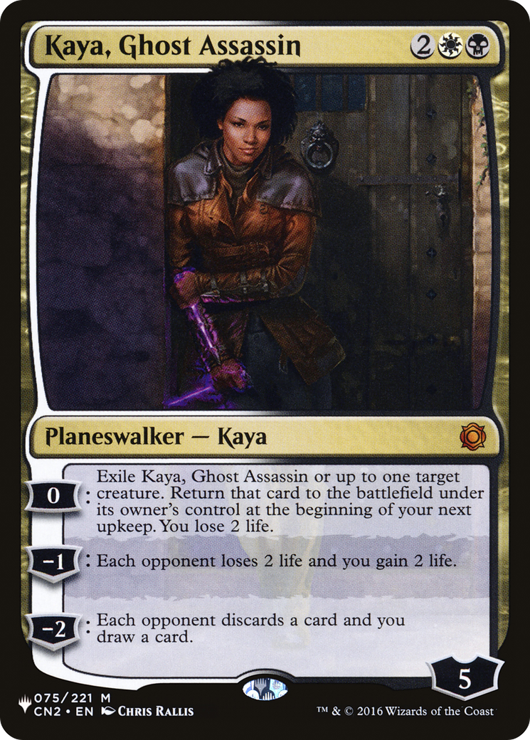 Kaya, Ghost Assassin (PLIST-335) - The List - Premium MTG Single from Wizards of the Coast - Just $0.76! Shop now at Game Crave Tournament Store